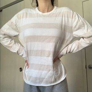 Banana republic striped knit long sleeve